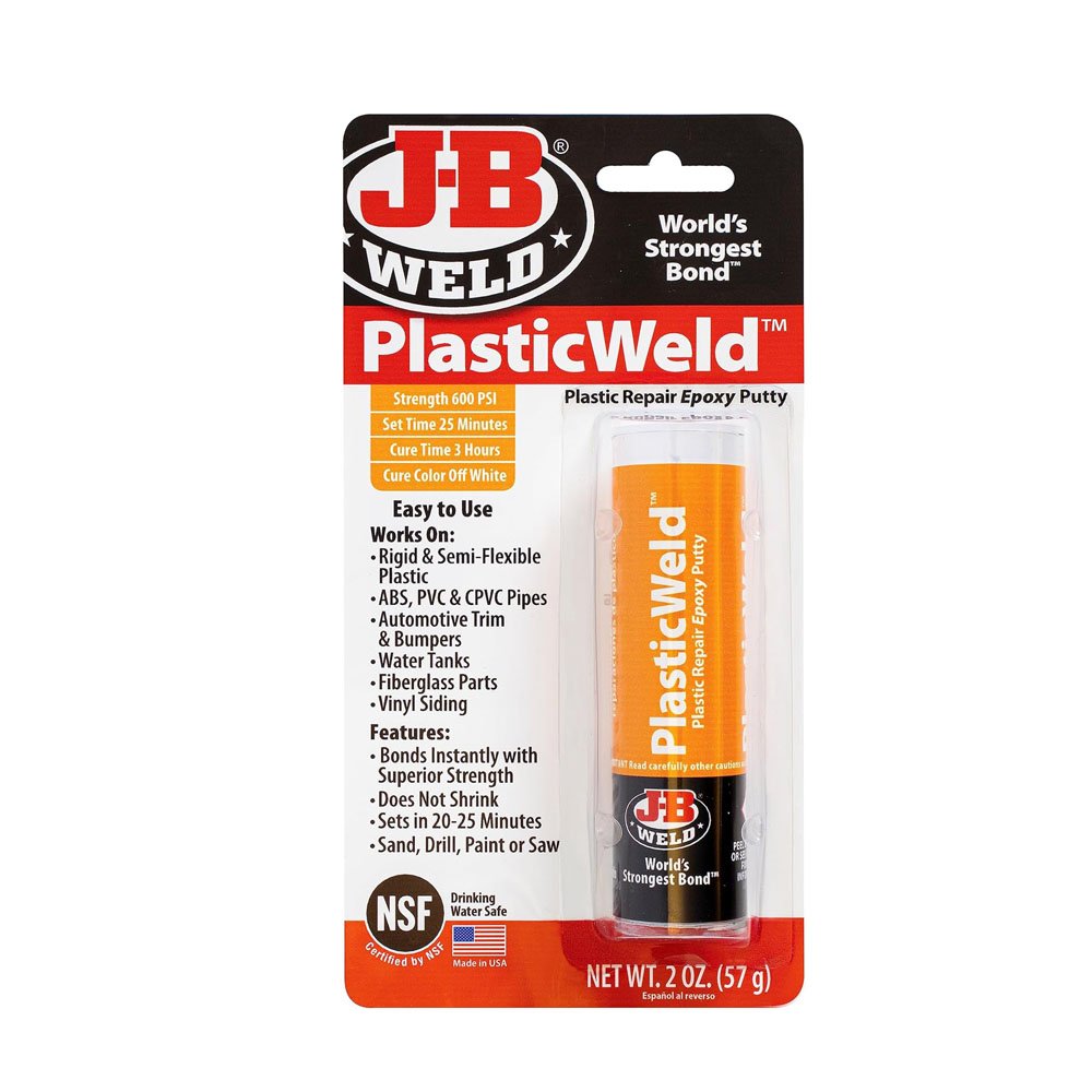 12-1.jpg JB WELD 8237UK JB8237 Plastic Weld Fast-Setting Off White Multi Purpose - Image 1