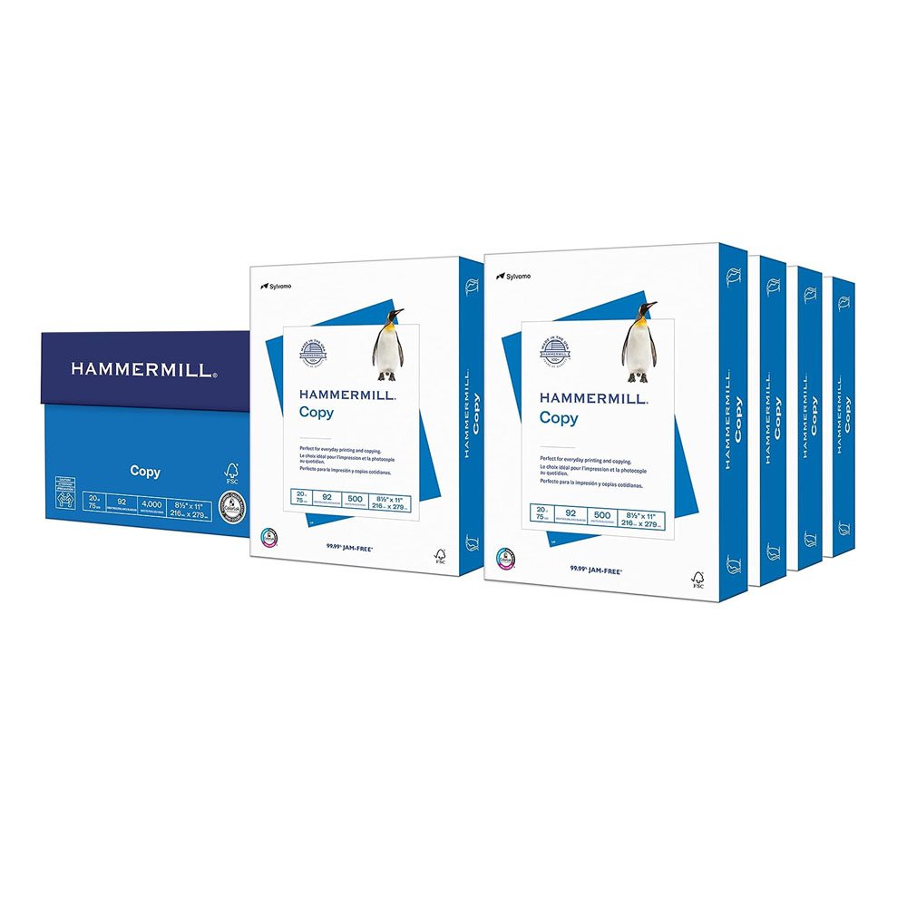 ham1-1.jpg Hammermill Printer Paper, 20 Lb Copy Paper- Made in the USA - Image 1